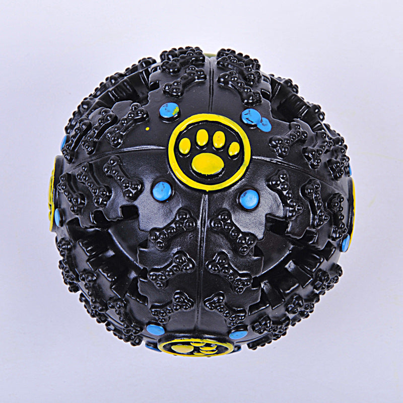 Colorful Squeaky Treat Dispensing Ball for Dogs