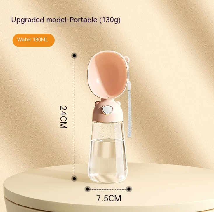Portable pet water bottle