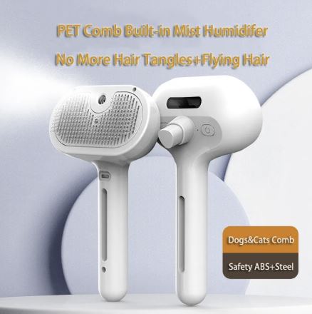 Self-Cleaning Pet Grooming Brush