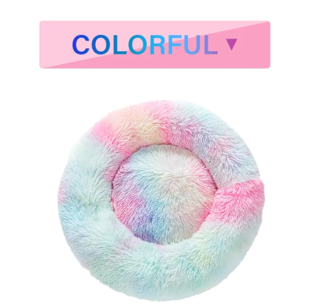 Fluffy Donut Pet Bed