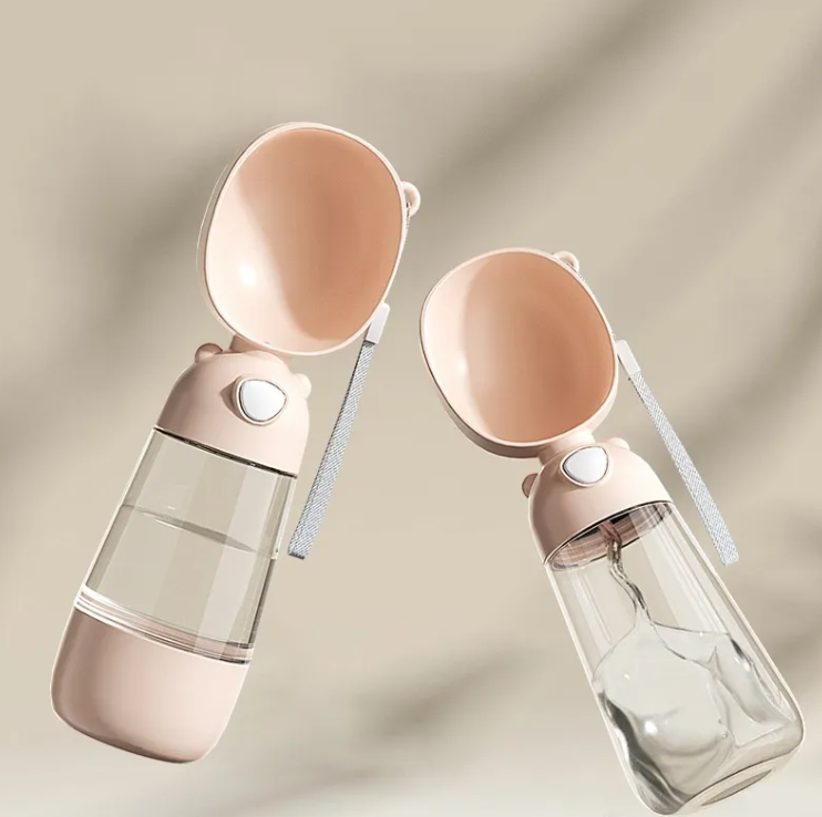 Portable pet water bottle