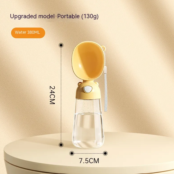 Portable pet water bottle